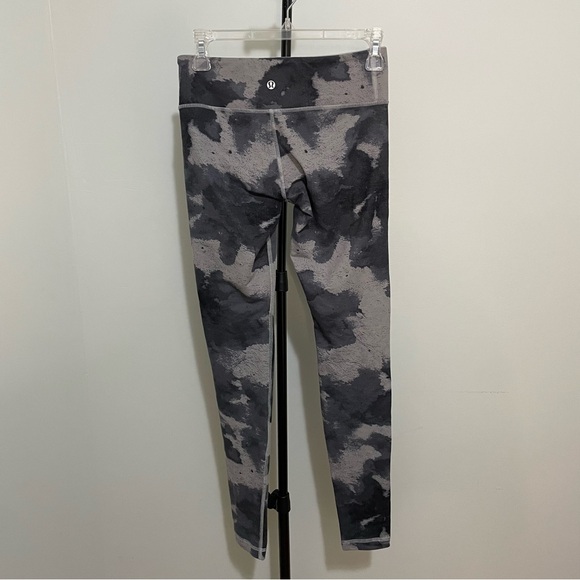 Lululemon Wunder Under Print Leggings in Camo Ambient Grey | Sz 4 - Picture 3 of 10